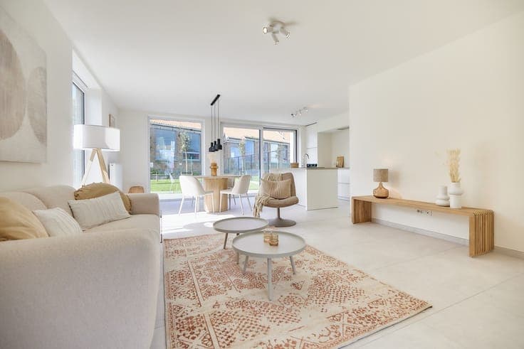 Energy-efficient semi-detached new-build homes in Denderm...
