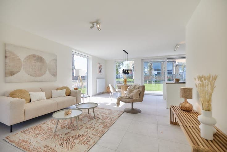 Energy-efficient semi-detached new-build homes in Denderm...