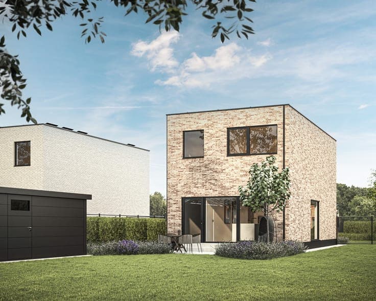 Afgewerkte energiepositieve (EPC -18) nieuwbouwwoning