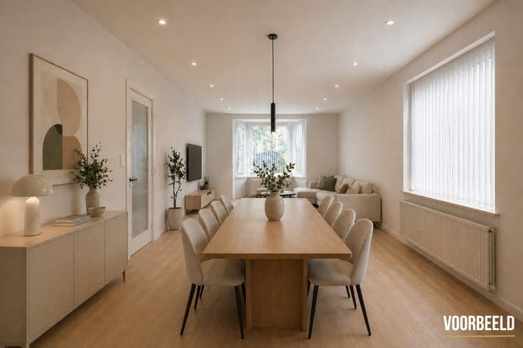 Woning met 4 slpk, garage en zuidgerichte tuin