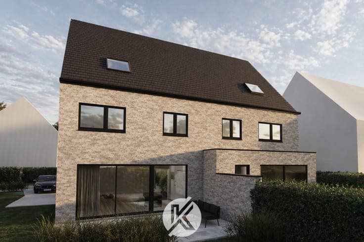 Halfopen nieuwbouwwoning op een rustige ligging