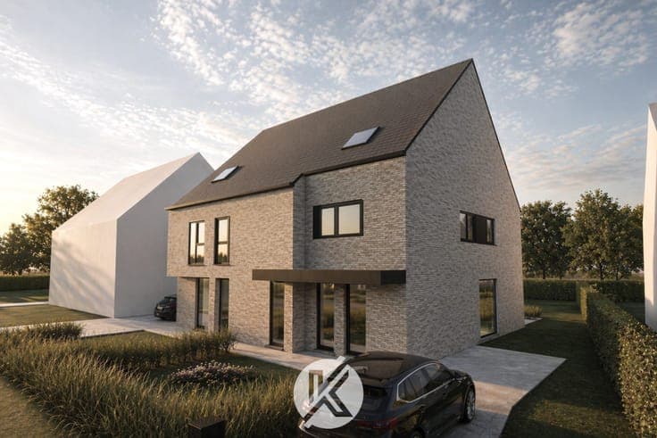 Halfopen nieuwbouwwoning op een rustige ligging