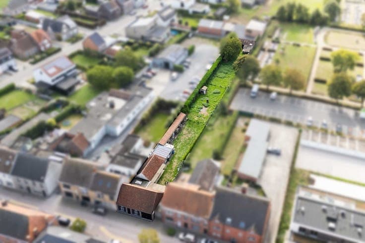 Renovatiepotentieel op een perceel van 1.320 m² in Evergem