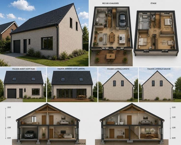 Exclusieve ruwbouw villa met 4 slaapkamers op residentiël...