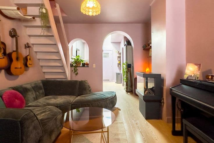 Charmante woning met 2 tot 3 slaapkamers te koop in Gent.