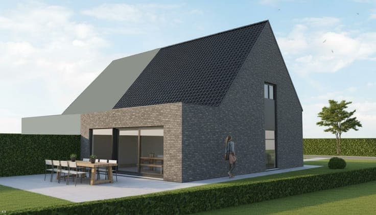 Nieuw te bouwen halfopen bebouwing te Outer