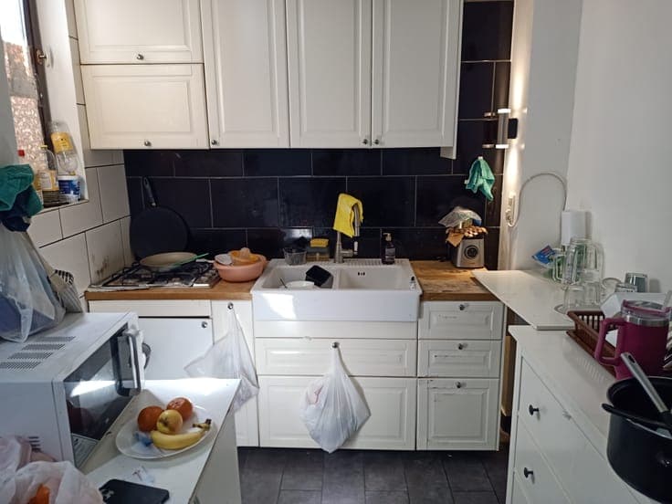 Investment property (3 flats) or home with garage
