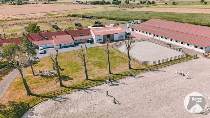 ALVERINGEM - Uniek gelegen professionele hippische eigendom