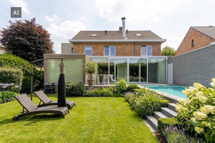 Spacious villa for sale near Bruges center with 6 bedrooms