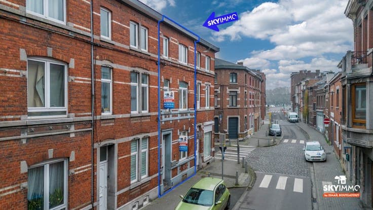 GRANDE MAISON AVEC FORT POTENTIEL - À LIÈGE - 3 CH -TERRASSE