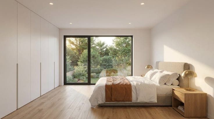 Semi-detached house with 3 bedrooms, south-facing garden an