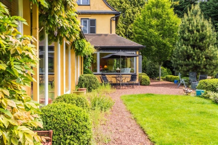 Character property on approx. 45 ares,