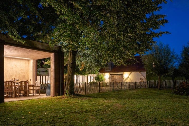 Unique, luxurious farmhouse with an indoor pool, spa, and go