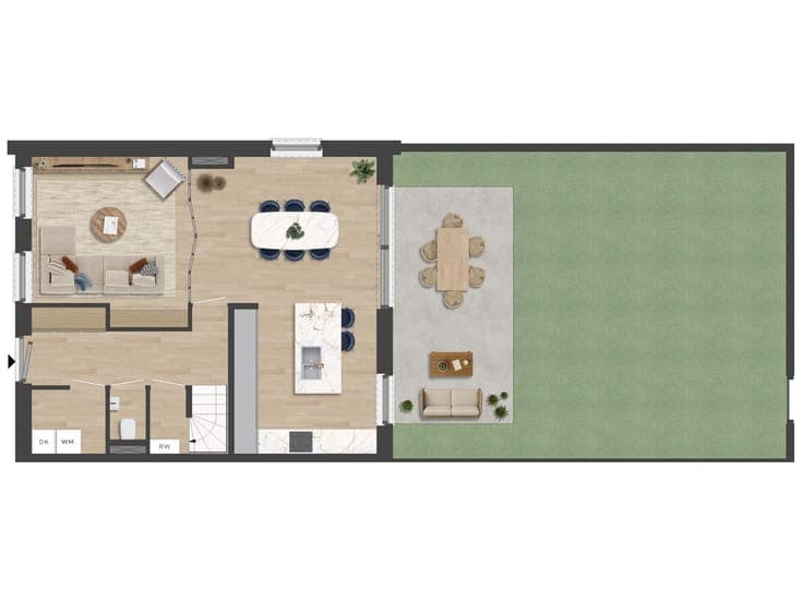 Unieke halfopen eengezinswoning – 3 slaapkamers met uitzi...