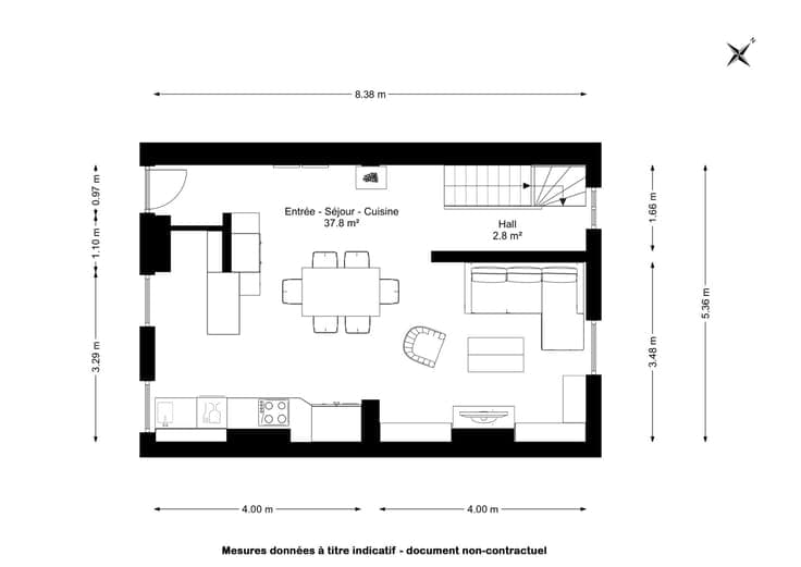 LA HULPE - Townhouse +-160 m2, 3 bedrooms in the town center
