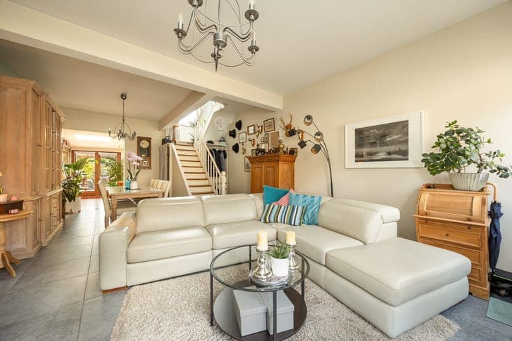 Karaktervolle woning met diepe tuin en open uitzicht