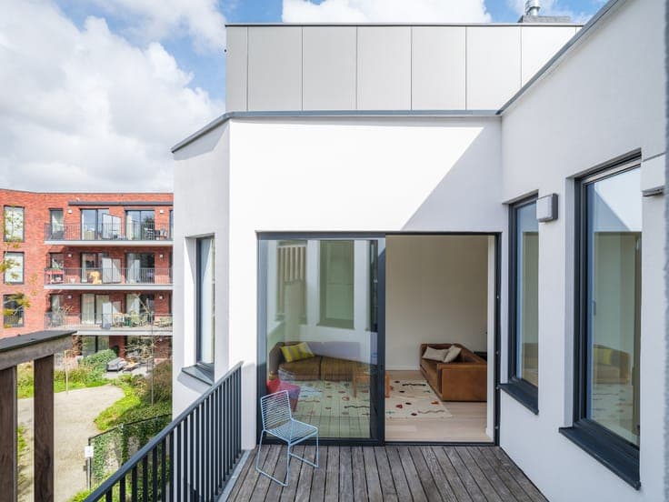Uniek townhouse-appartement met o.m. 4 slaapkamers, 3 bad...
