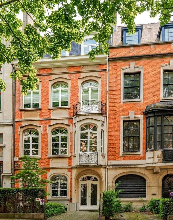 Moliere-Pl.Brugmann-exeptional manor house,south garden.