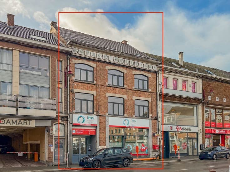 Immeuble mixte (+/- 1.325 m2) au centre-ville