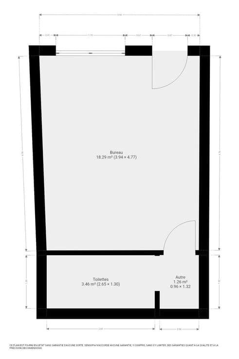 IMMEUBLE DE RAPPORT - 3 STUDIOS - BUREAU - 5 CHAMBRES