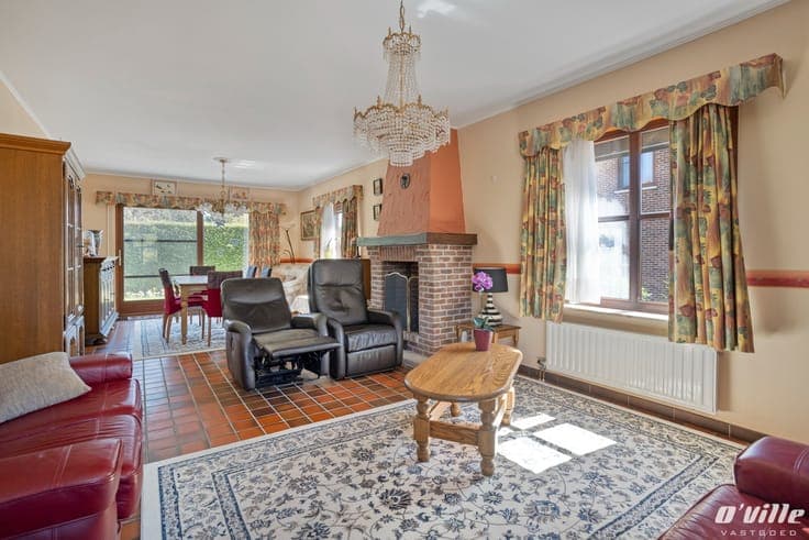 Classic stylish villa with a dormer window
