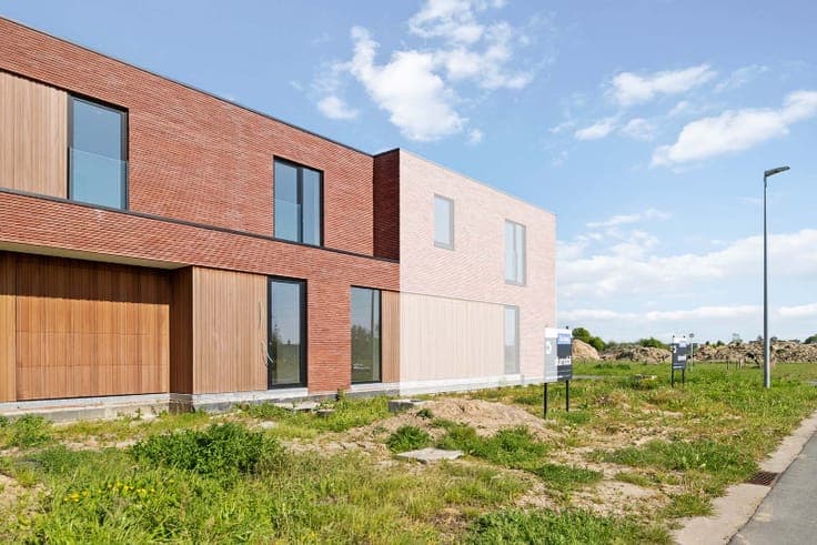 Moderne woning aan groenzone