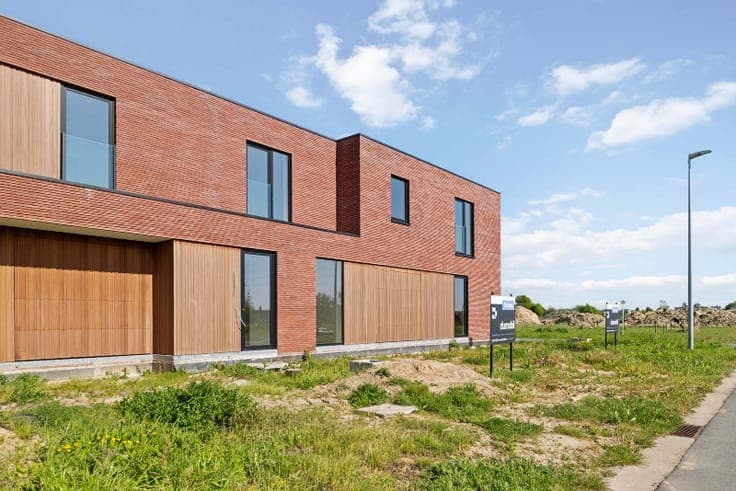 Moderne woning aan groenzone
