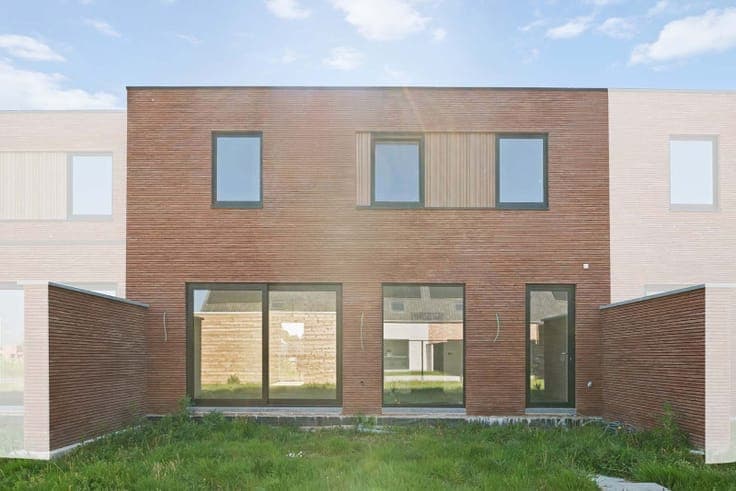 Moderne woning aan groenzone