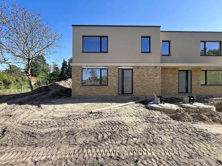 Semi-detached new-build house with 3 bedrooms, near Wetteren
