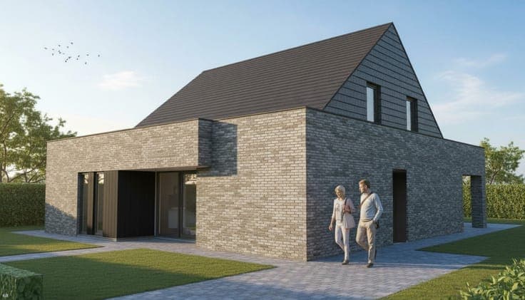 Nieuw te bouwen open bebouwing te Puurs
