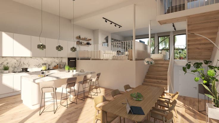 New Homes with Heat Pump & Garden
