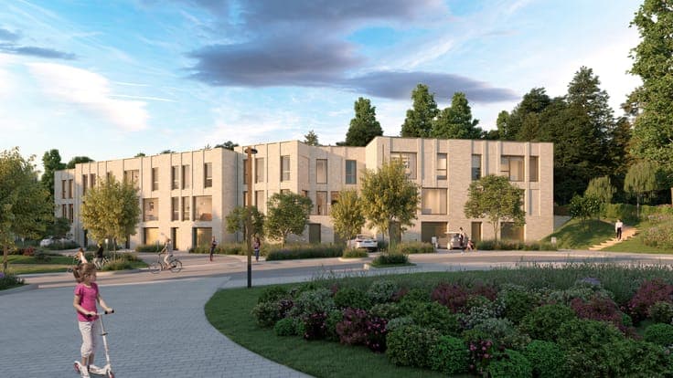 New Homes with Heat Pump & Garden