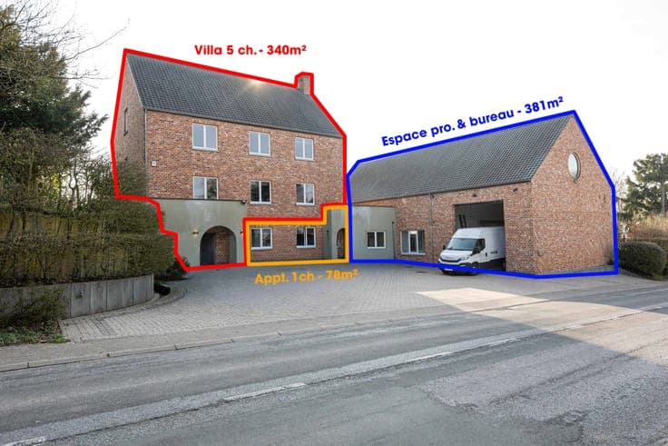 Villa + espace professionnel