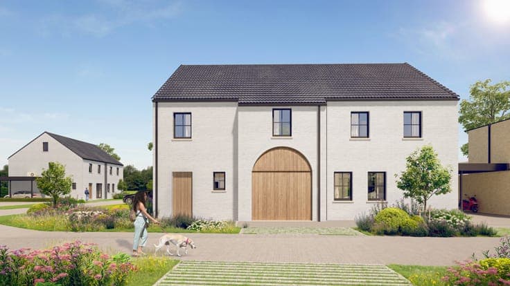 Energy efficient new build houses with 4 bedrooms in Astene