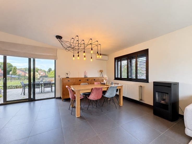 Energy-efficient semi-detached house with three bedrooms and garden for sale in Heers
