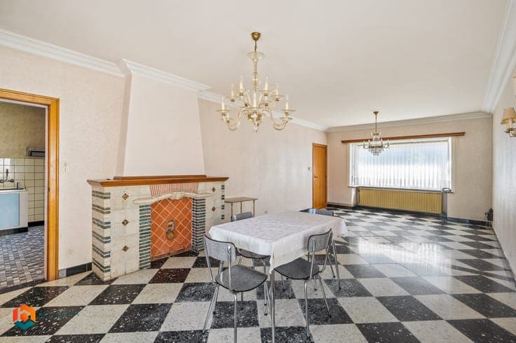 Te renoveren woning met 3 slpkrs en garage te Keerbergen