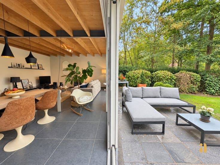 Unique holiday residence nestled within greenery