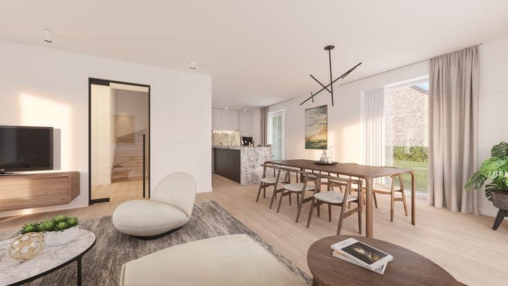 4 maisons neuves comprenant chacune 3 chambres