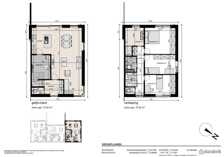 Energiezuinige nieuwbouw met 3 slaapkamers