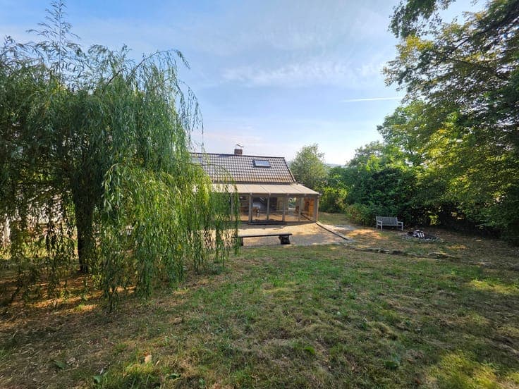 House with unobstructed views of the surrounding countryside