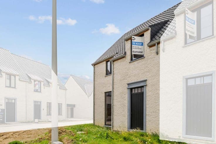 Energiezuinige halfopen nieuwbouw