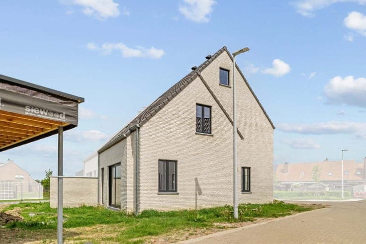 Energiezuinige halfopen nieuwbouw