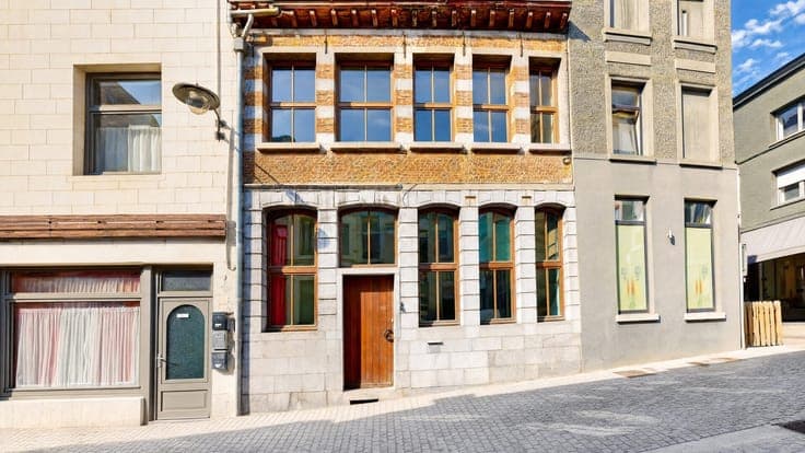 Belle maison type bel-étage deux chambres. Beau potentiel. P