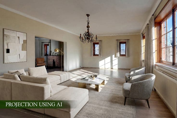 Characterful detached villa on approx. 5,230 m²