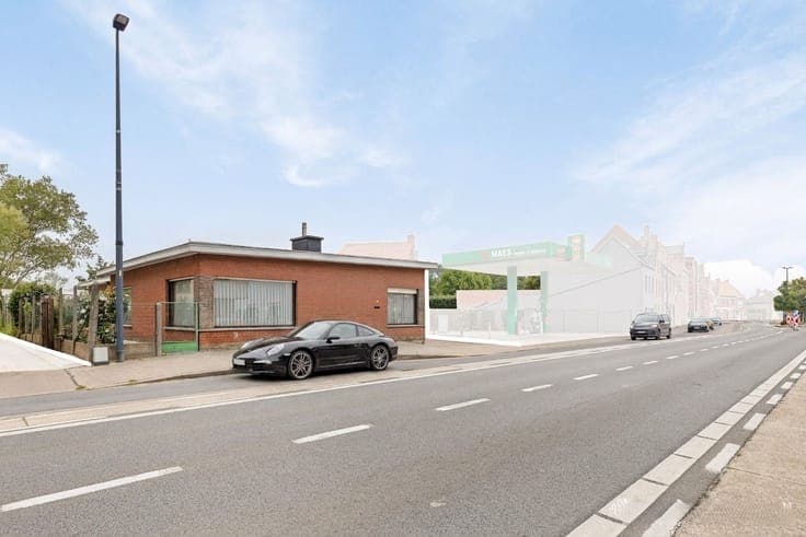 Gelijkvloerse woning met 3 slpk, garage en tuin