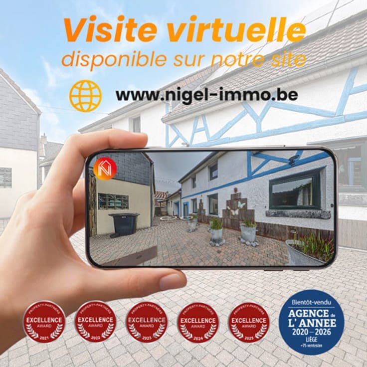 Ensemble immobilier avec partie professionnelle, PEB : D/E