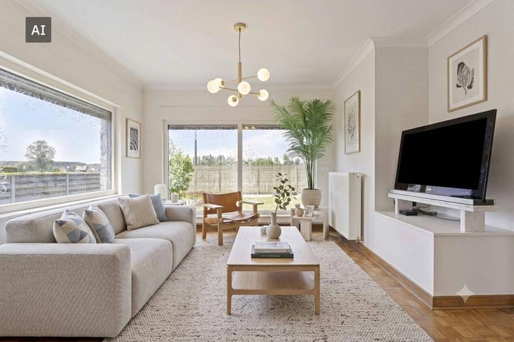 Renovated, energy-efficient bungalow with sunny garden near