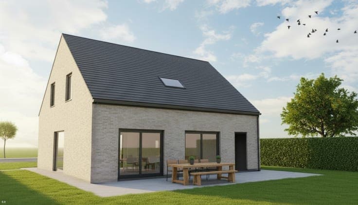 Nieuw te bouwen open bebouwing te Roeselare