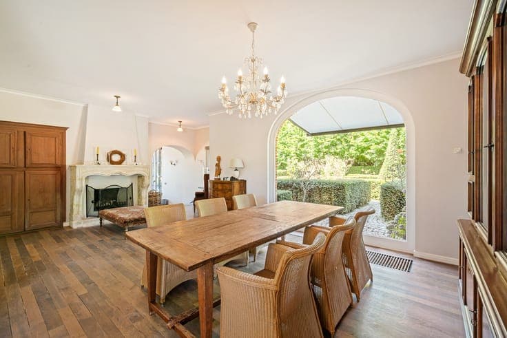 Country house with beautifully landscaped ornamental garden