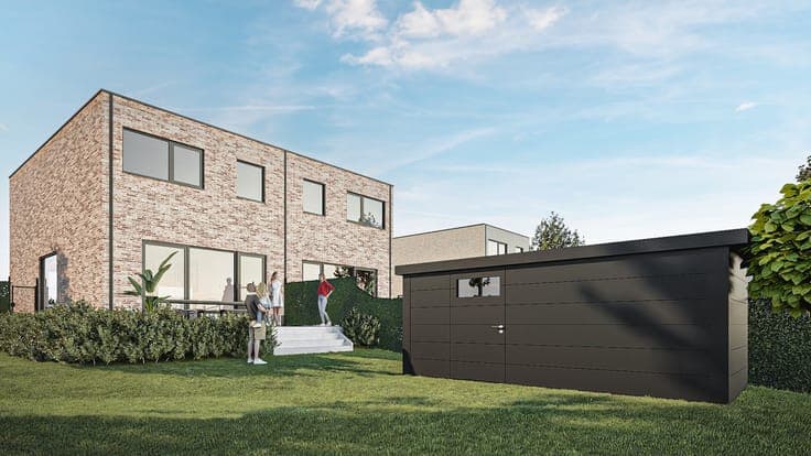 Afgewerkte energiepositieve (EPC -18) nieuwbouwwoning